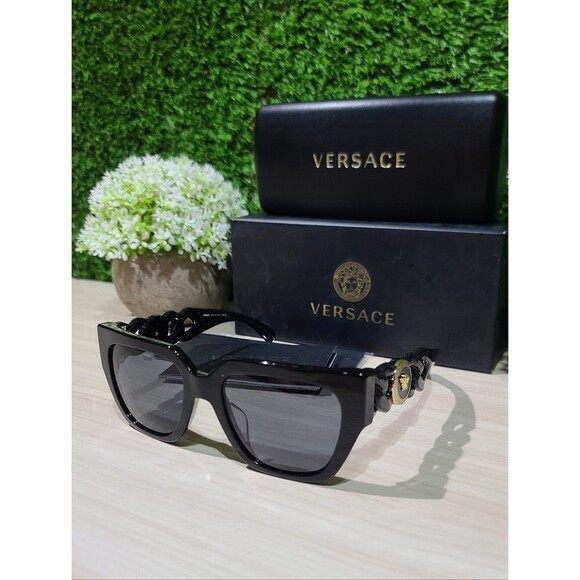 Versace VE4409 Medusa Chain Square Sunglasses / NWT New in Box main image 8